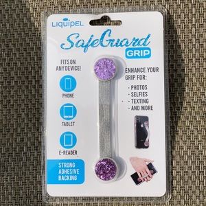 ⚜️Sparkling Pink & Silver Safeguard Phone Grip! NWT!